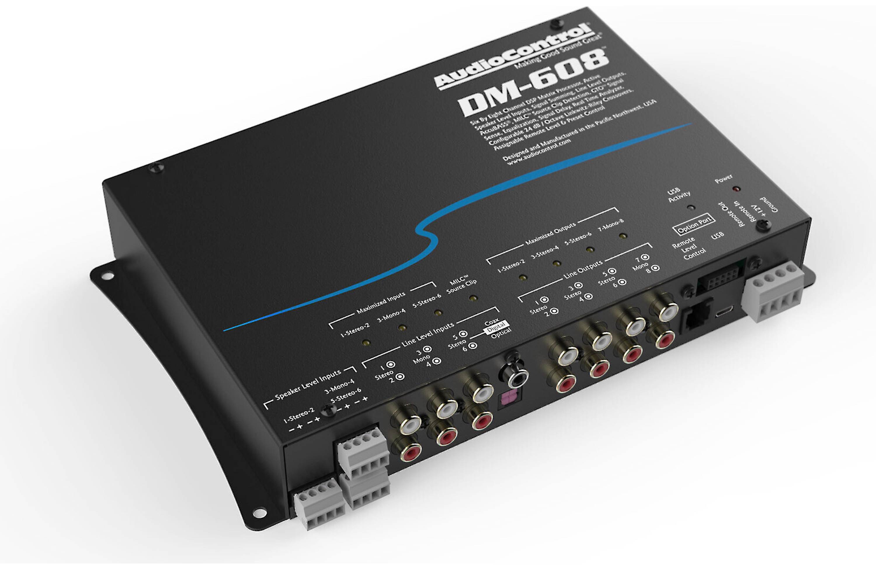 AudioControl DM-608 Digital signal processor — 6 inputs, 8 outputs