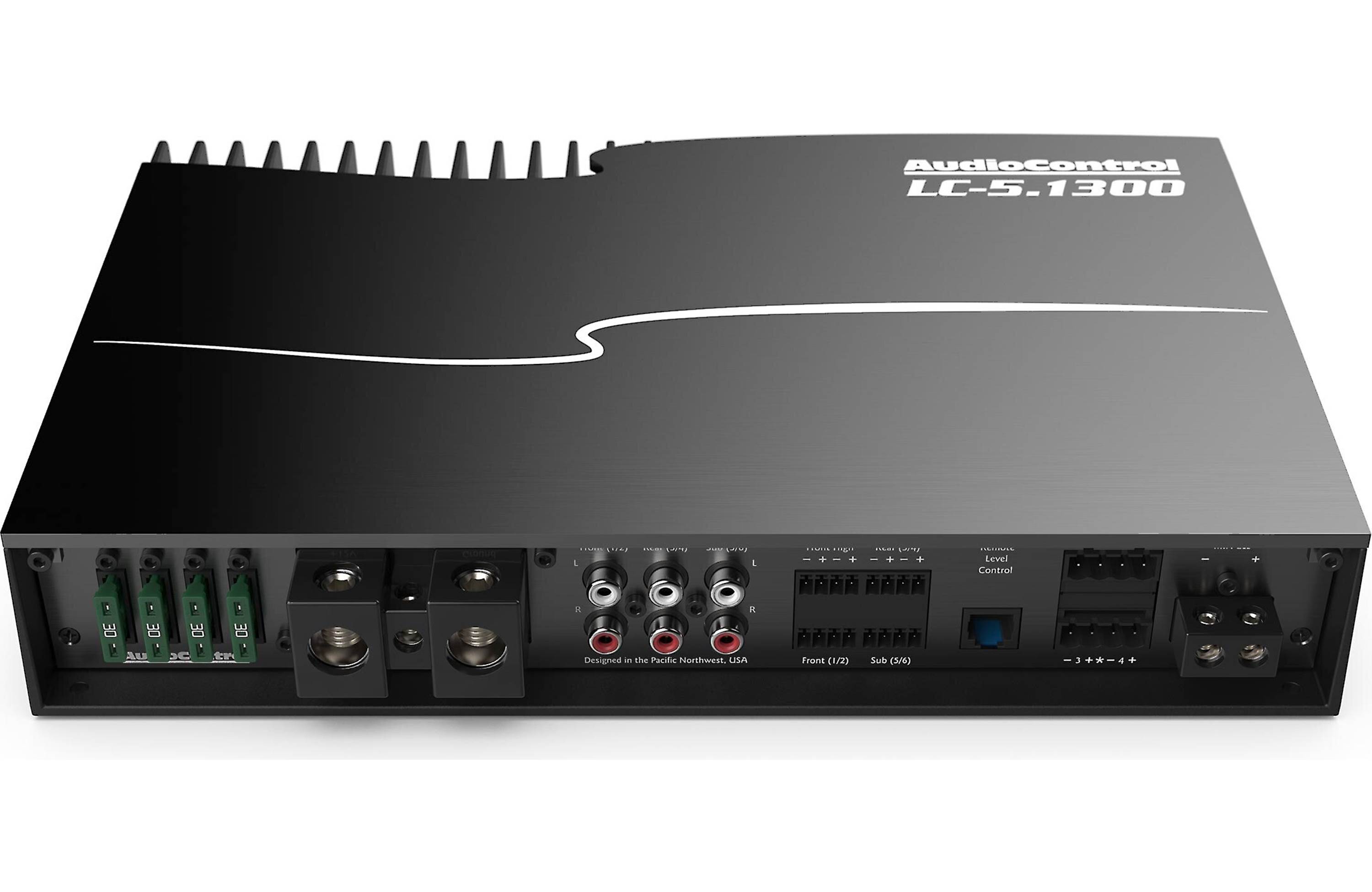 AudioControl LC-5.1300 5-channel car amplifier — 100 watts RMS x 4 at 4 ohms + 500 watts RMS