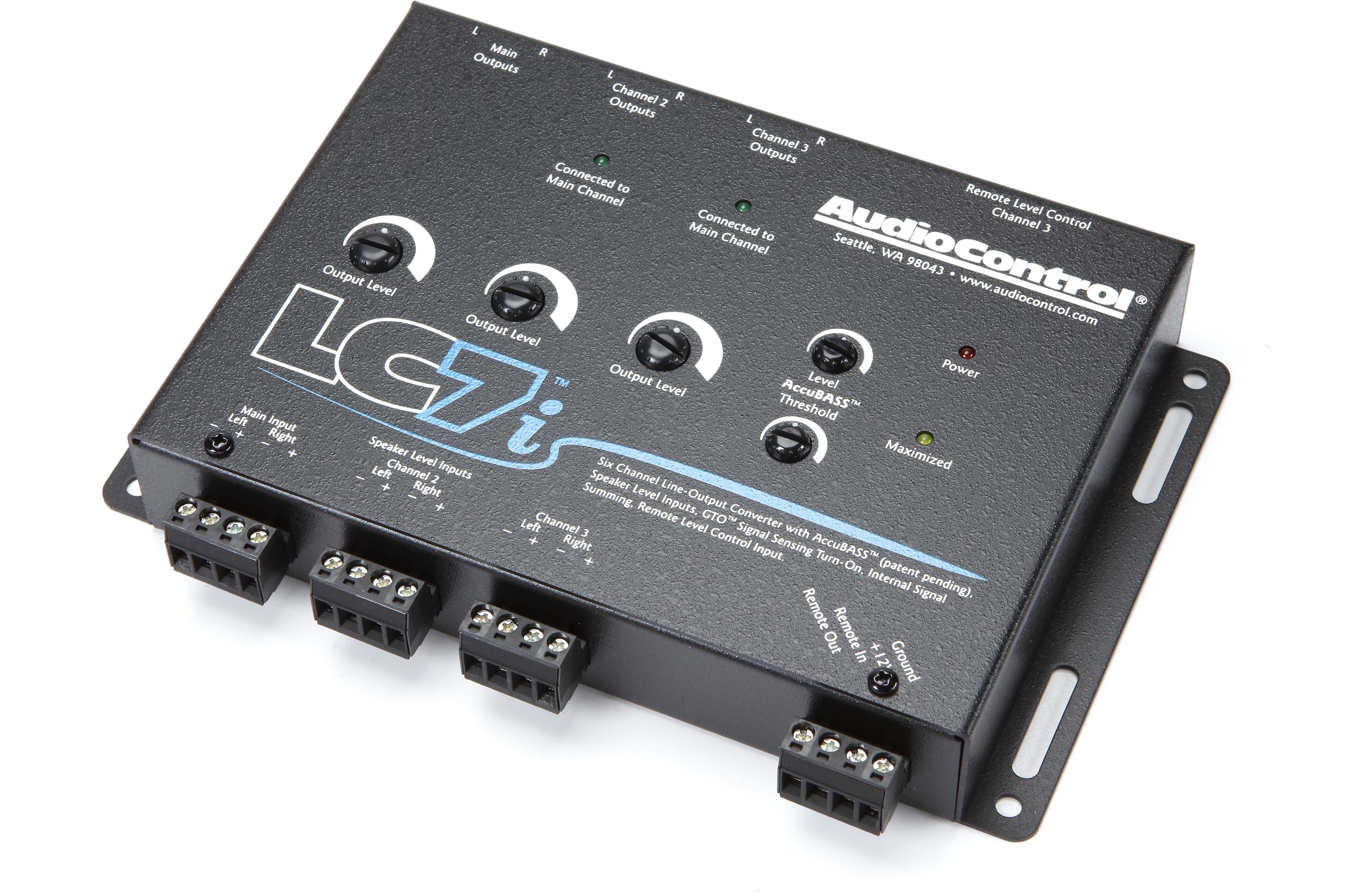 Audio Control LC7i 6-channel line output converter with bass restoration