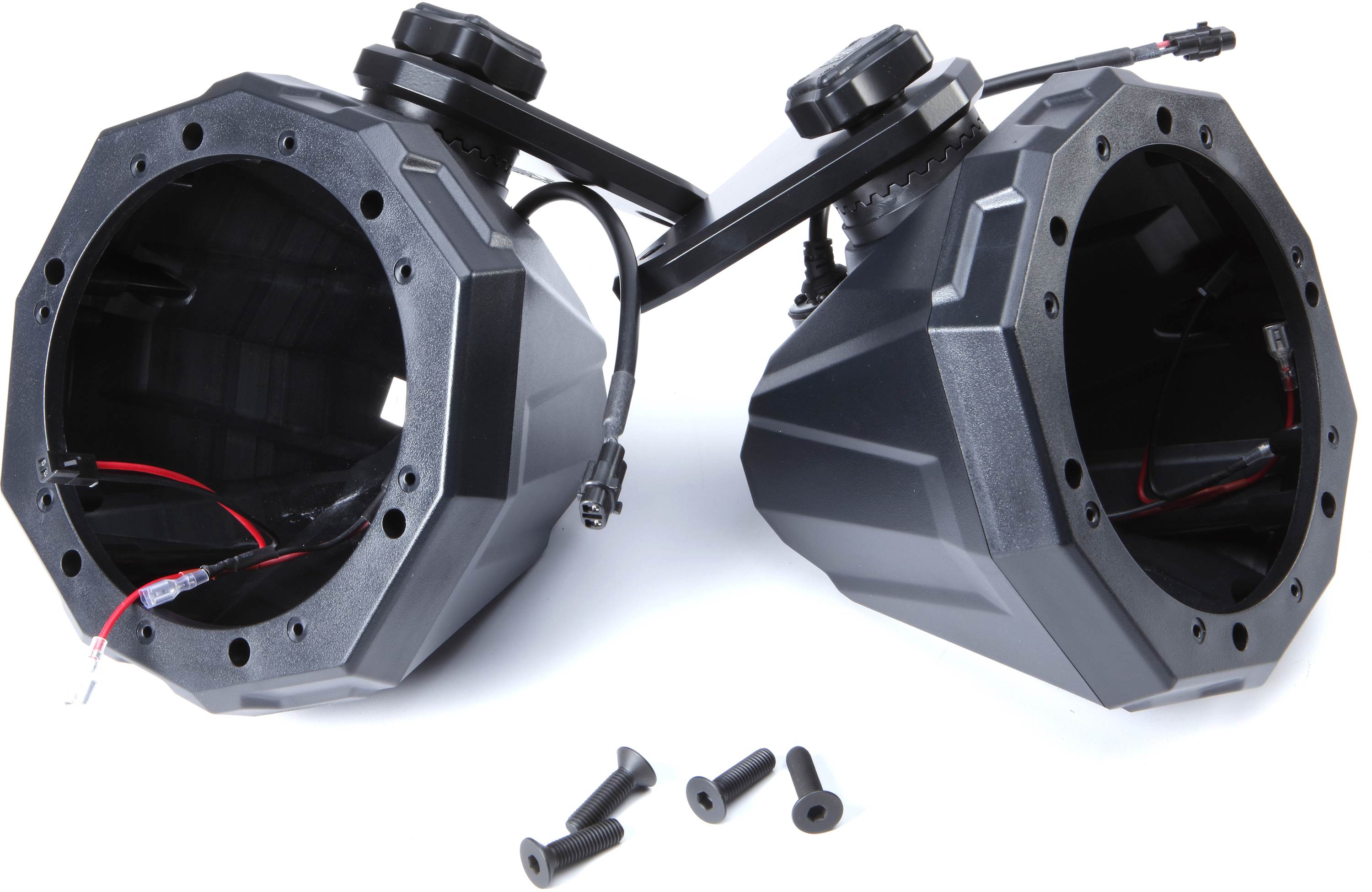 SSV Works JJL-CS65U Custom swiveling cage speaker pods for Jeep Wrangler Unlimited JL (Unloaded)