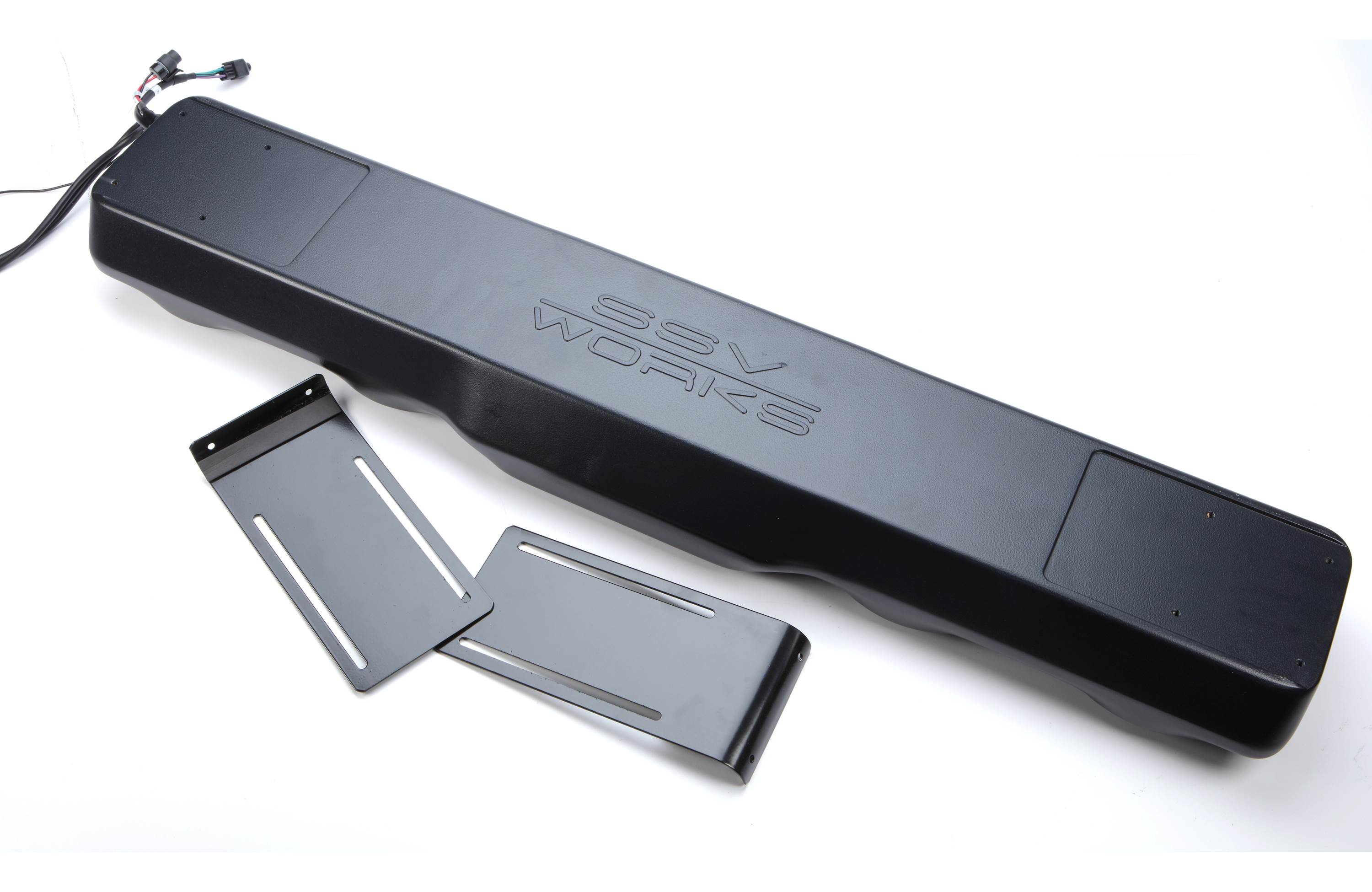 SSV Works 170-WP3-UO4LA Weatherproof 4-speaker soundbar — designed to fit a variety of Polaris, Honda, Kawasaki, and Yamaha side-by-sides