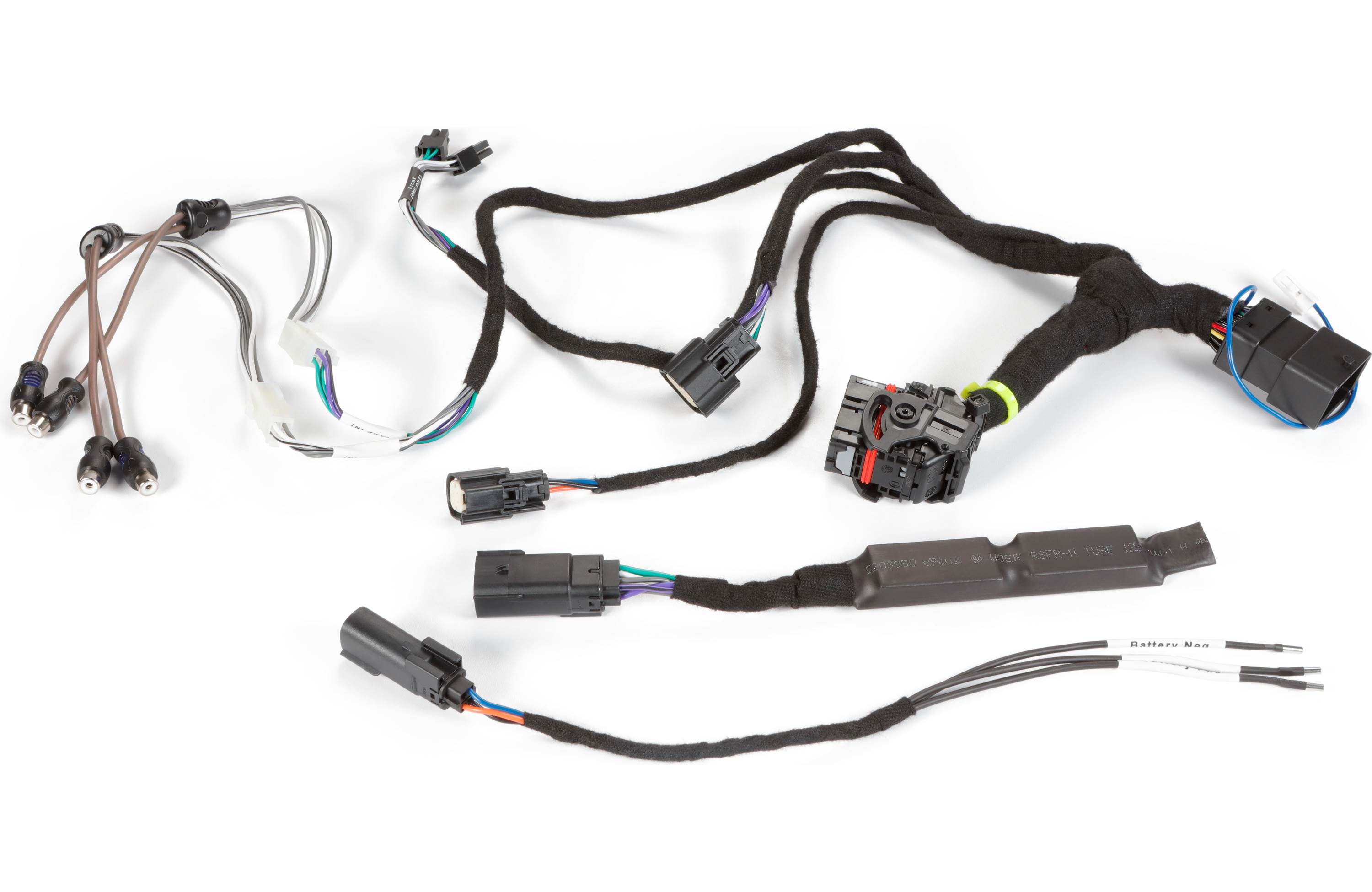 Cicada Audio HDTSLINK T-Harness for adding an amplifier to a Harley factory radio — signal only, power wiring not included