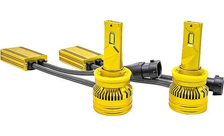 L3 Series L-shaped LED headlight bulbs — 16,000 lumens brightness rating - LUC L3-H11