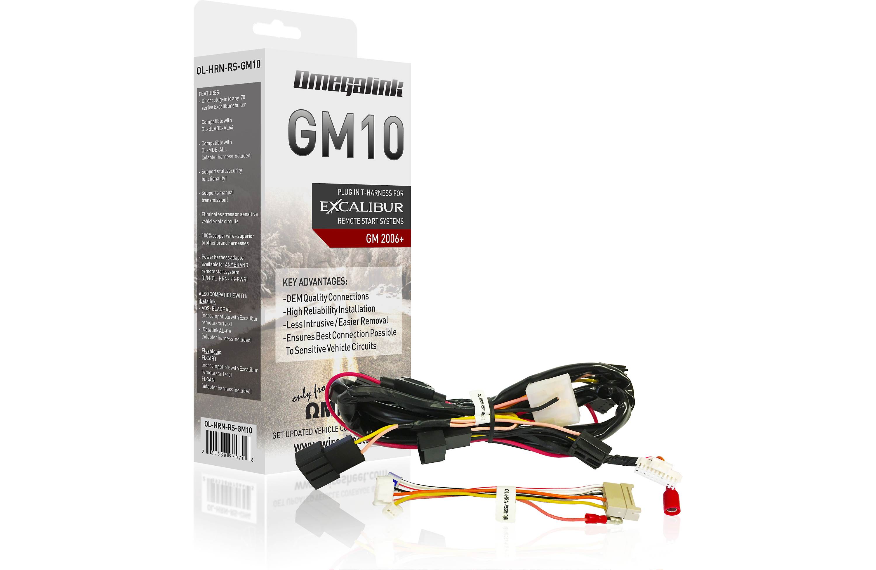 Omegalink OL-HRN-RS-GM10 T-Harness for a remote start system in select 2006-up GM vehicles