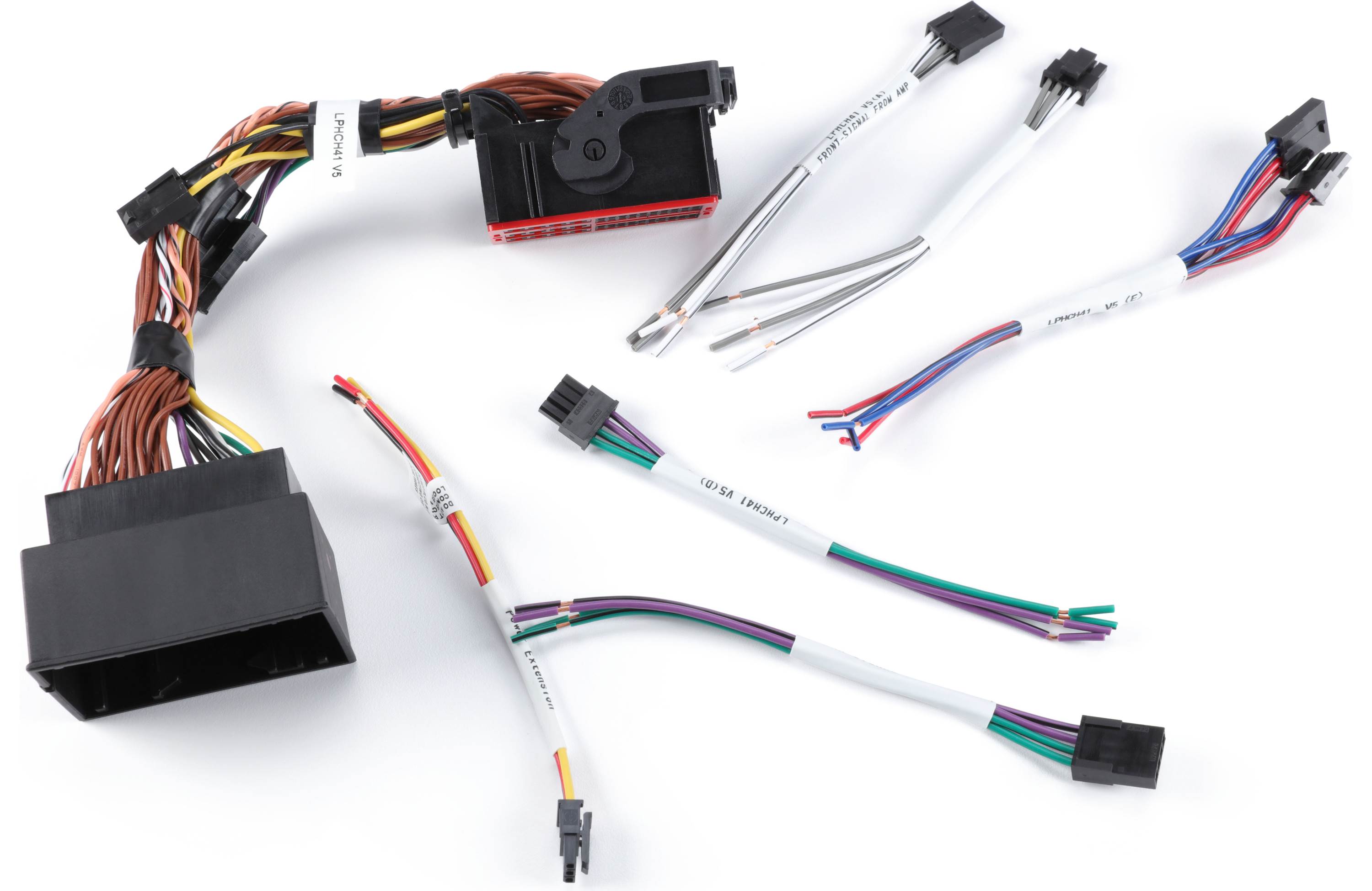 PAC LPHCH41 LocPro Advanced T-Harness select 2013-up Chrysler-built vehicles without a factory amp