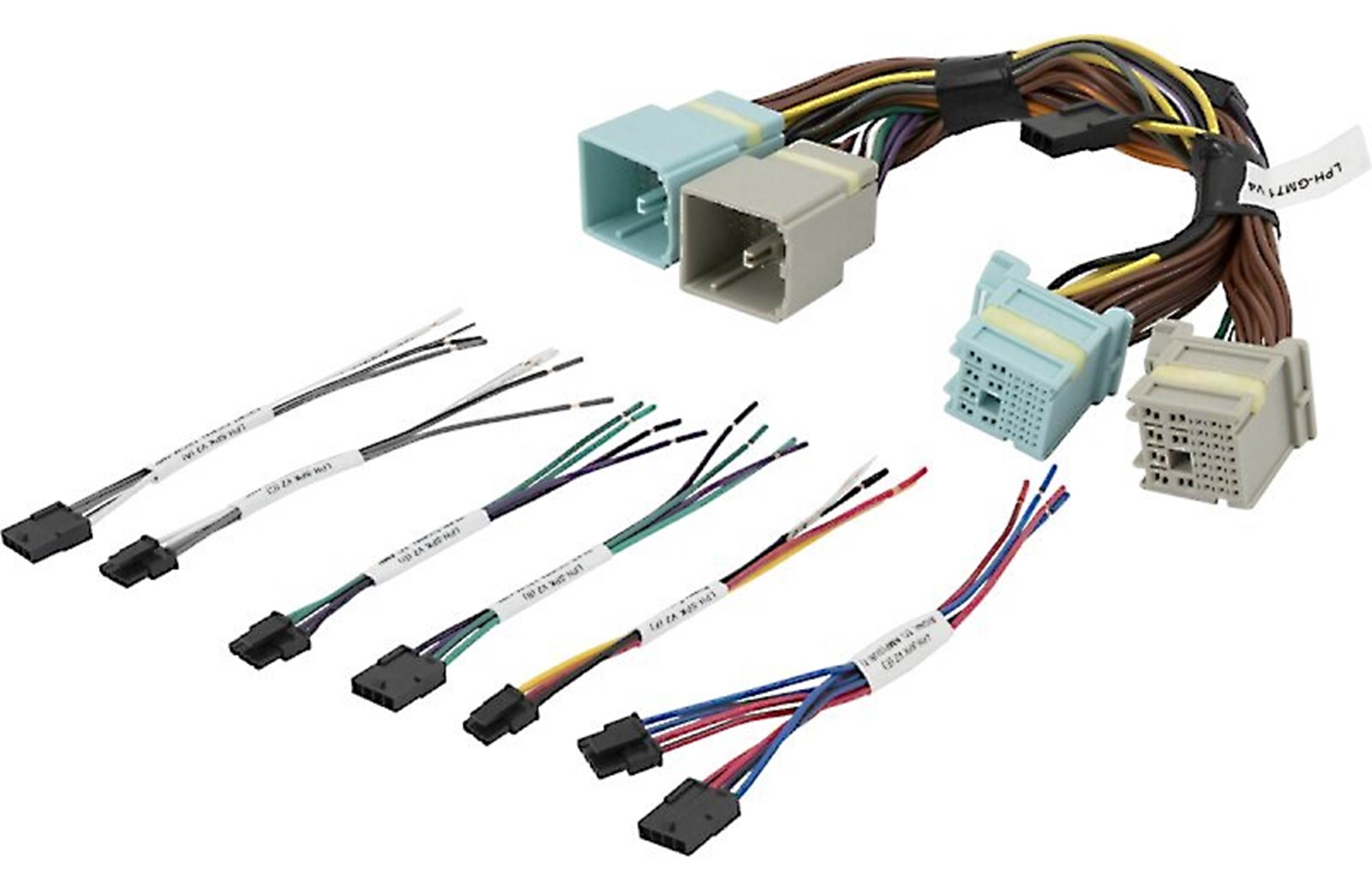 PAC LPHGM71 LocPro Advanced T-Harness select 2019-up GM vehicles without a factory amp