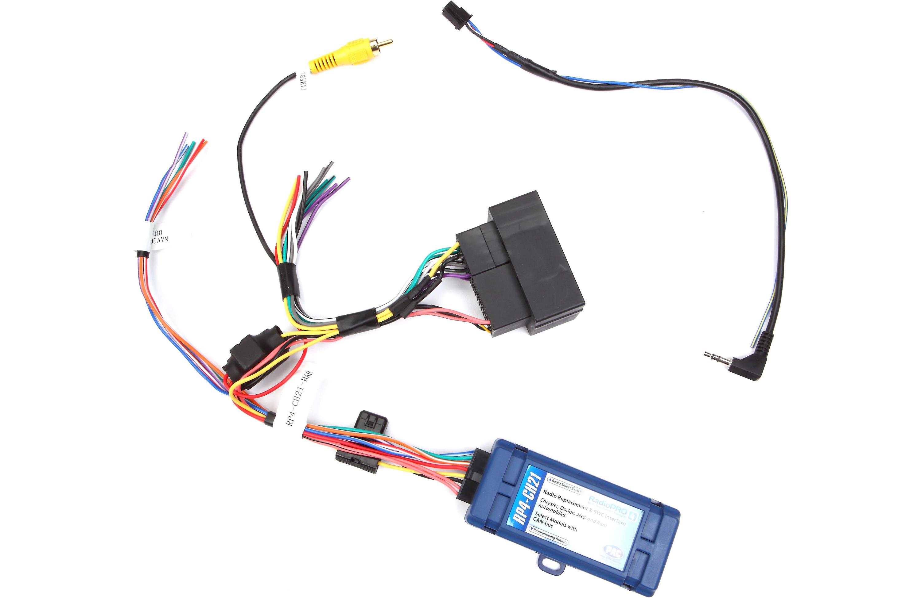 PAC RP4-CH21 Wiring Interface in select 2013-15 Dodge, Jeep, and Ram models