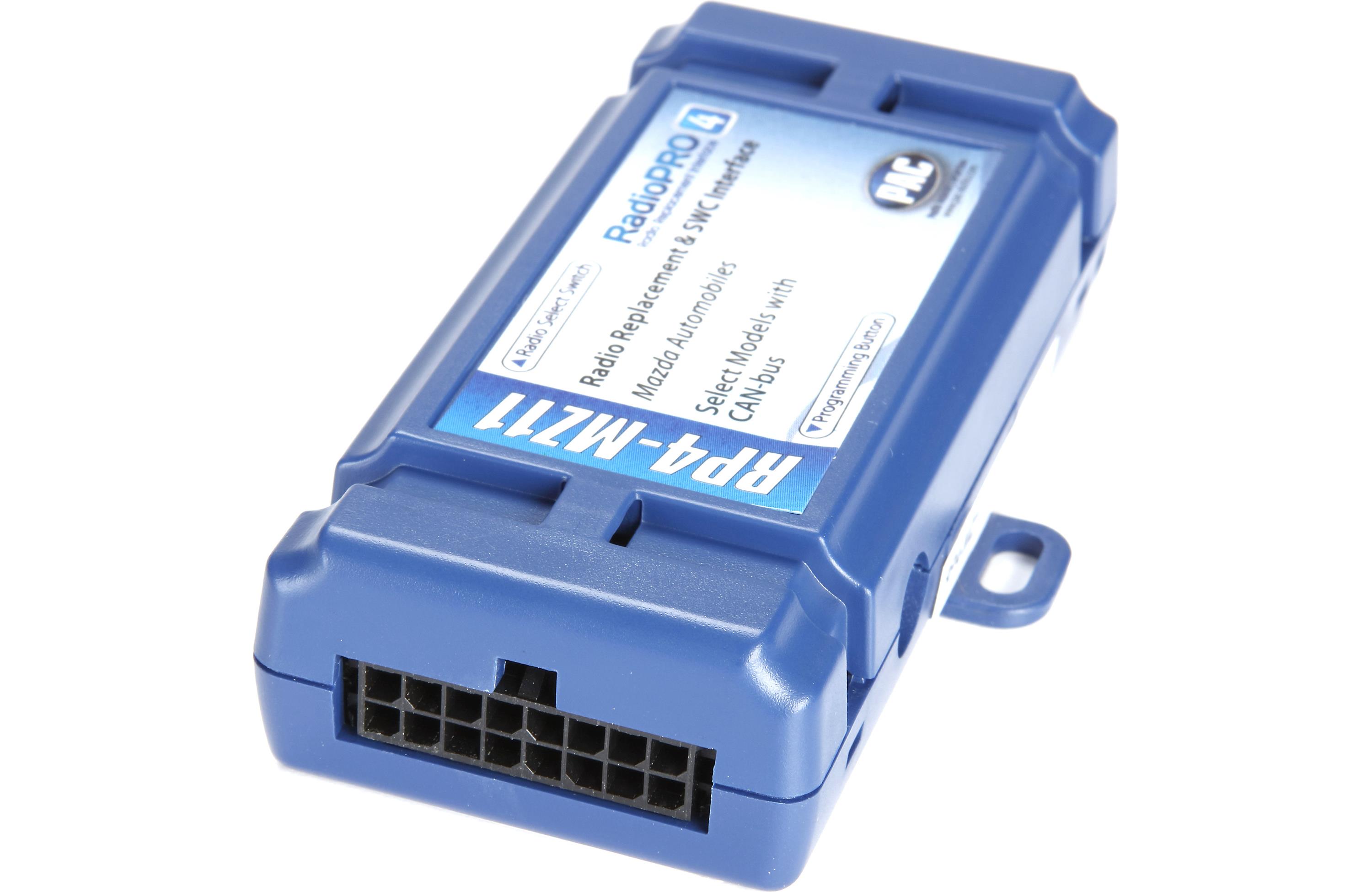 PAC RP4-MZ11 Wiring Interface safety warning chimes, and factory amp in select 2007-15 Mazdas