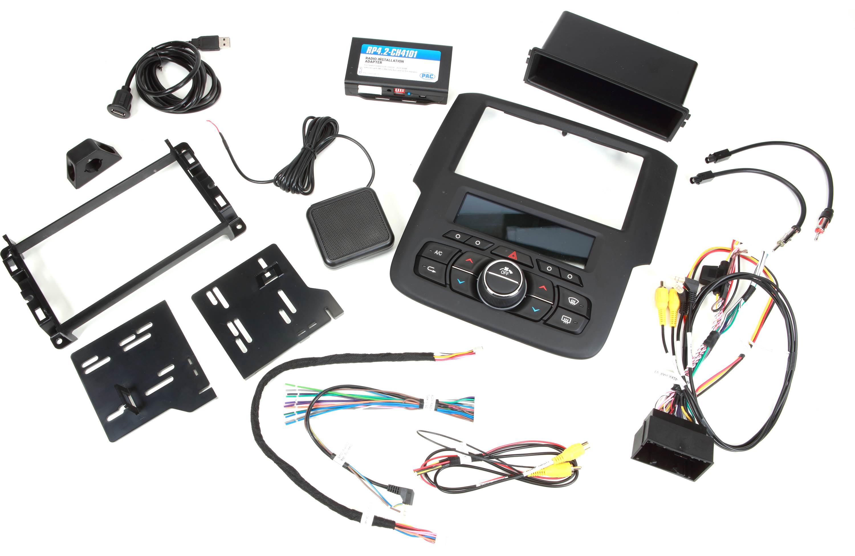 PAC RPK4-CH4101 RadioPro Integrated Installation Kit with Integrated Climate Controls for Select Ram Trucks with 8-Inch Display