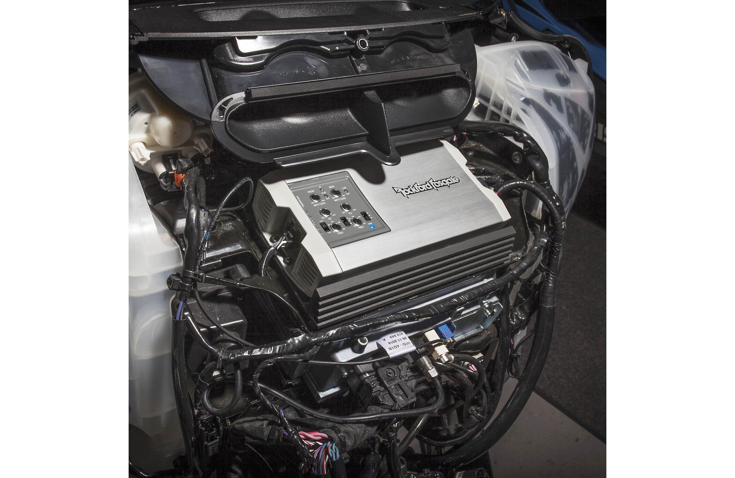 Rockford Fosgate RFK-HD9813 Amp installation kit — install an amplifier in select 1998-2013 Harley-Davidson® motorcycles
