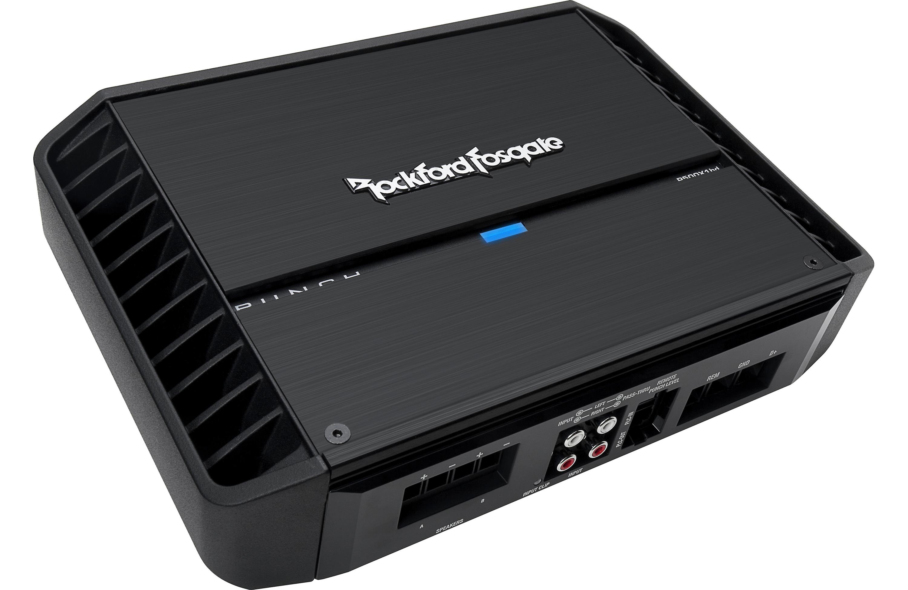Rockford Fosgate Punch P500X1bd Mono subwoofer amplifier — 500 watts RMS x 1 at 1 ohm