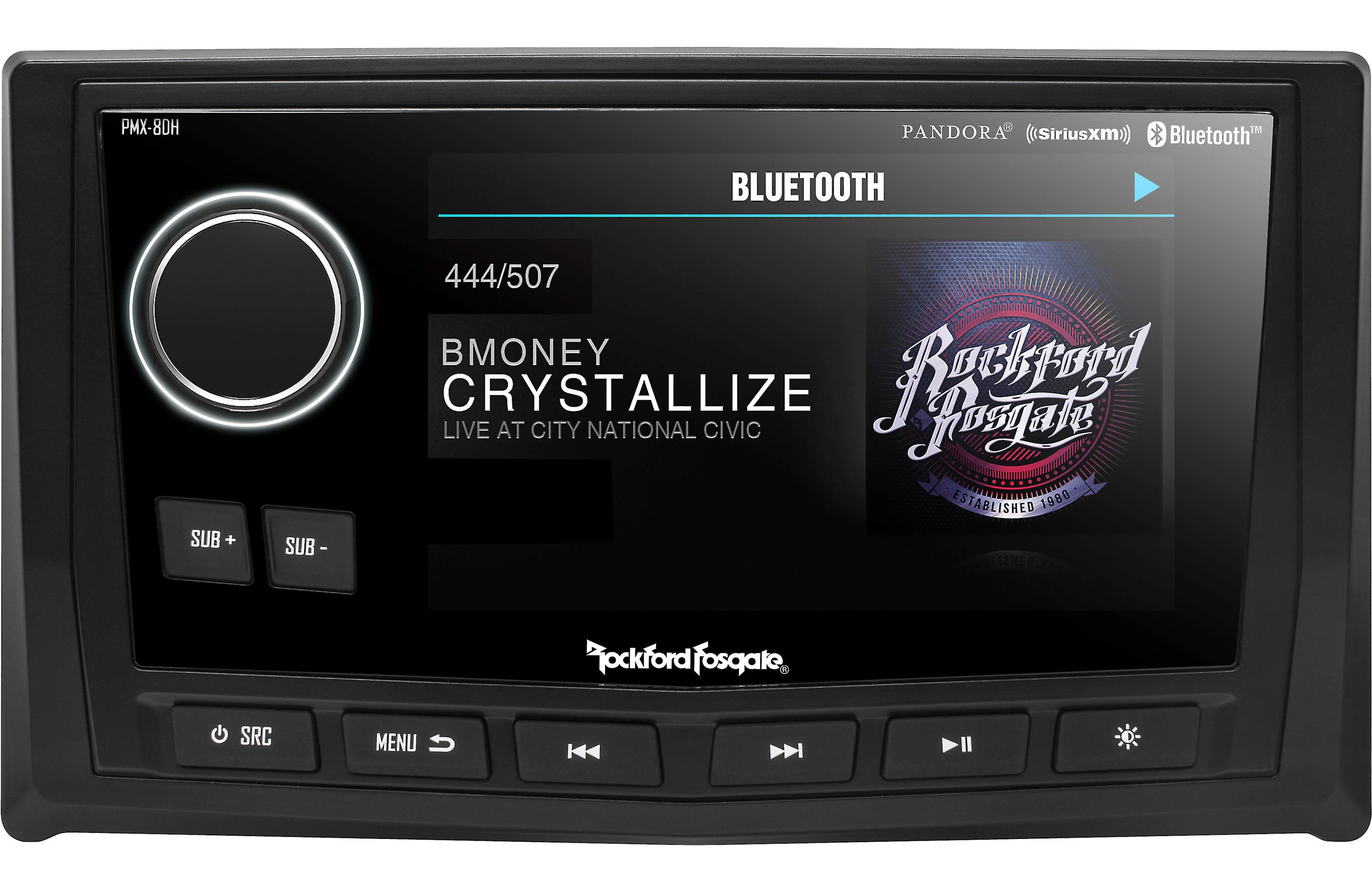Rockford Fosgate PMX-8DH Wired remote with display for PMX-8BB hideaway receiver