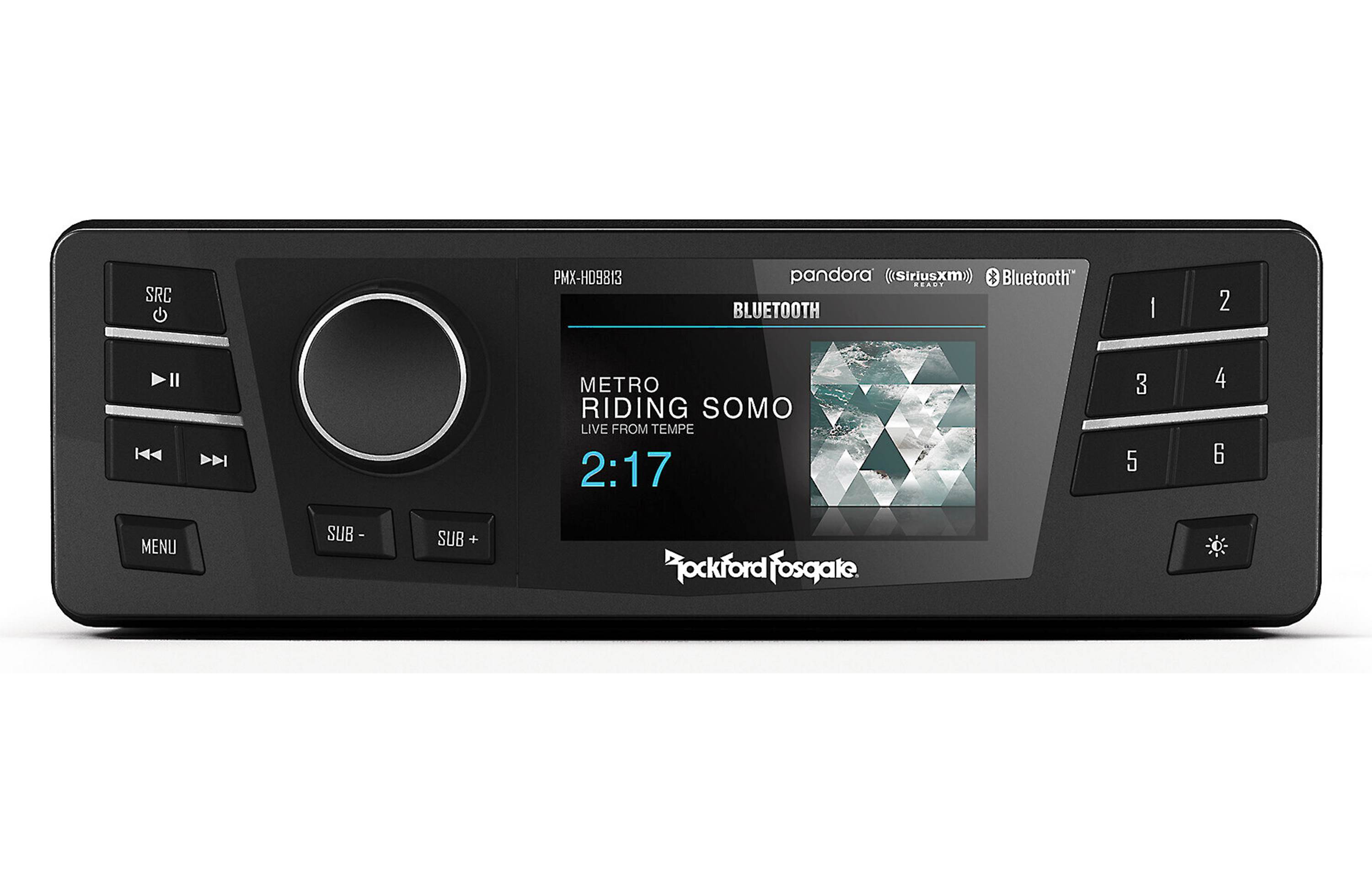 Rockford Fosgate PMX-HD9813 Digital media receiver for 1998-13 Harley-Davidson® motorcycles (does not play discs)