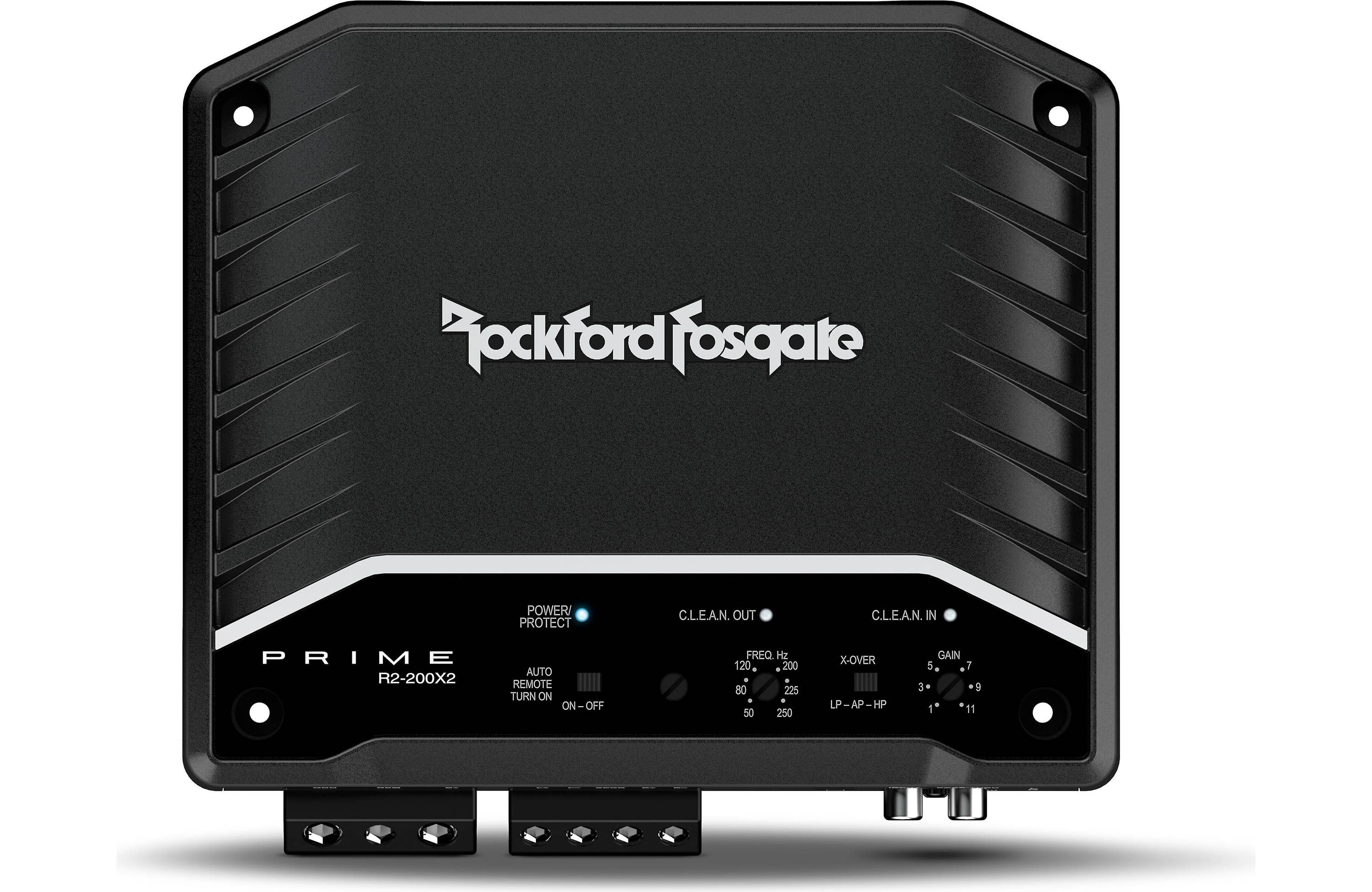 Rockford Fosgate R2-200X2 Prime Series 2-channel car amplifier — 50 watts RMS x 2