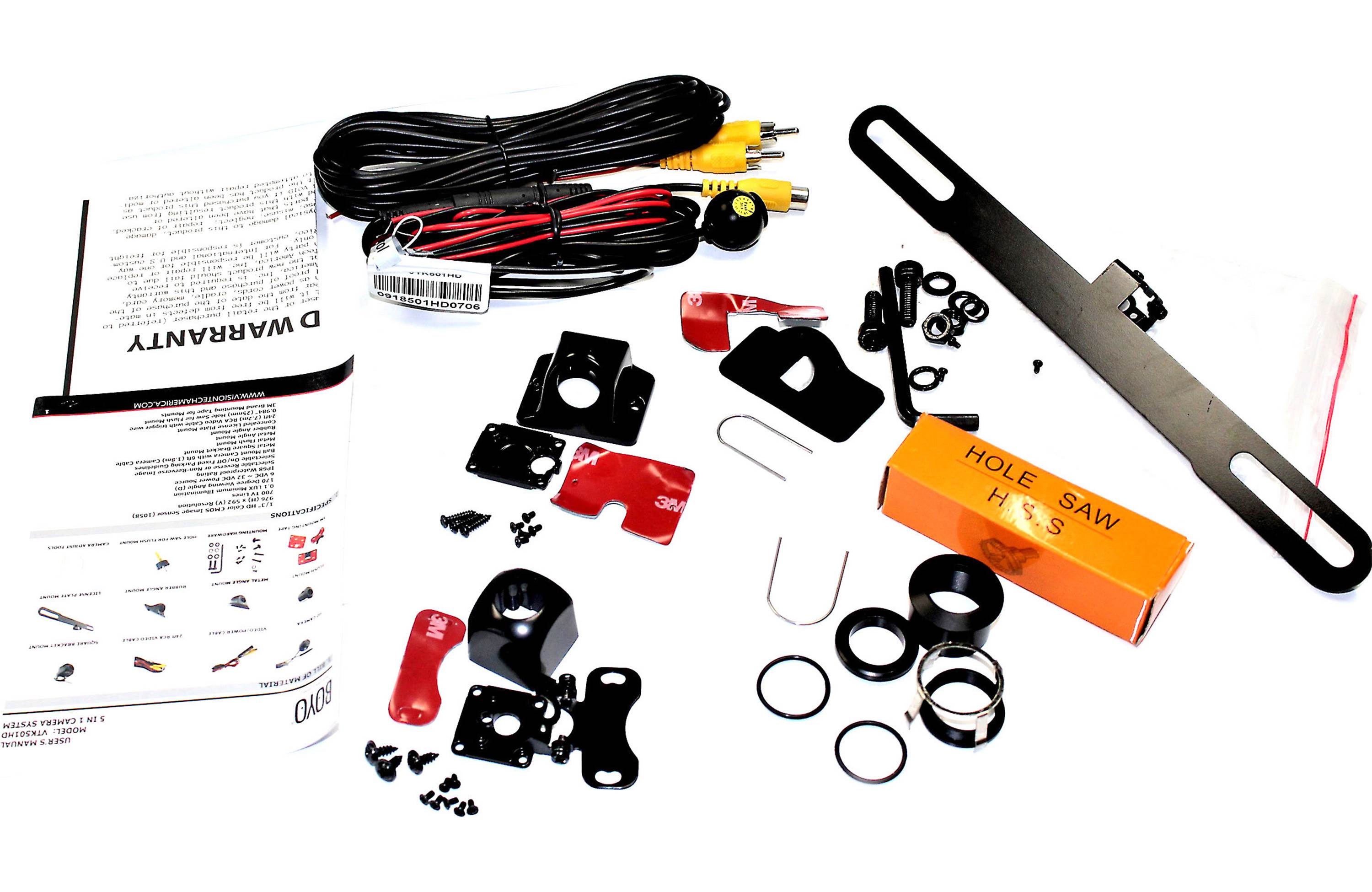 Boyo VTK501HD Backup cam with multiple mounting options