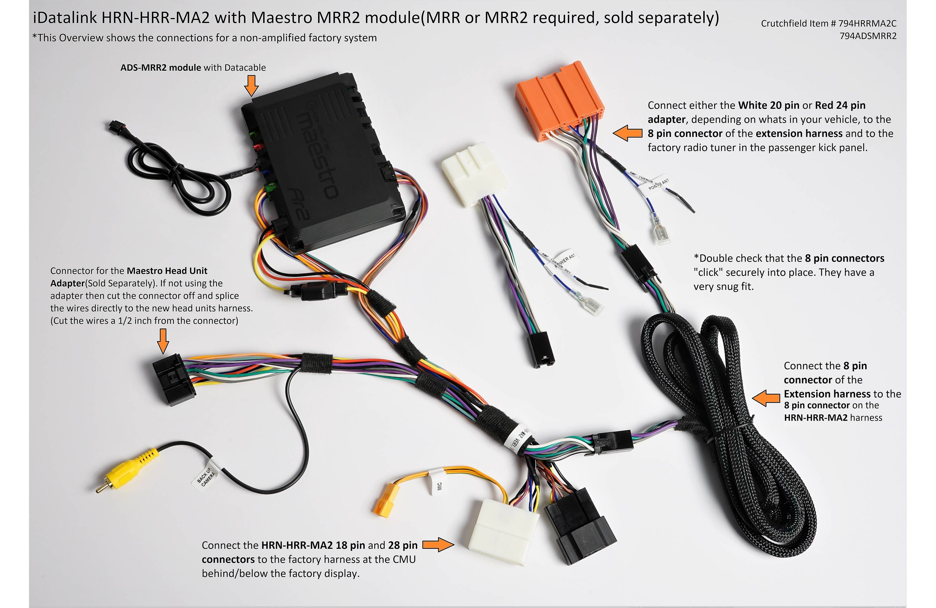 iDatalink HRN-HRR-MA2 in select 2014-20 Mazda vehicles