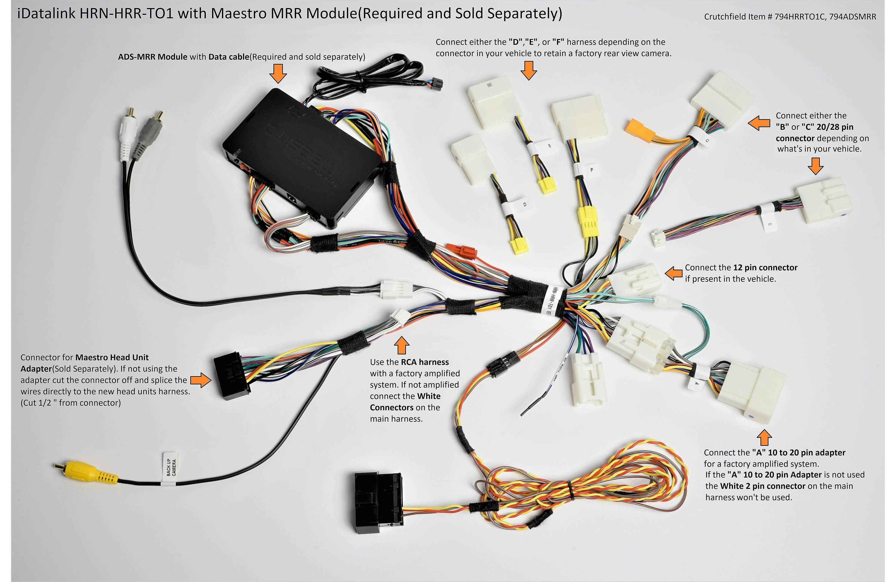 iDatalink HRN-HRR-TO1 select 2005-19 Toyota and Scion vehicles
