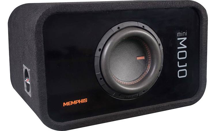 Memphis Audio MJME8S1 Mojo Mini Series ported enclosure with 1-ohm 8