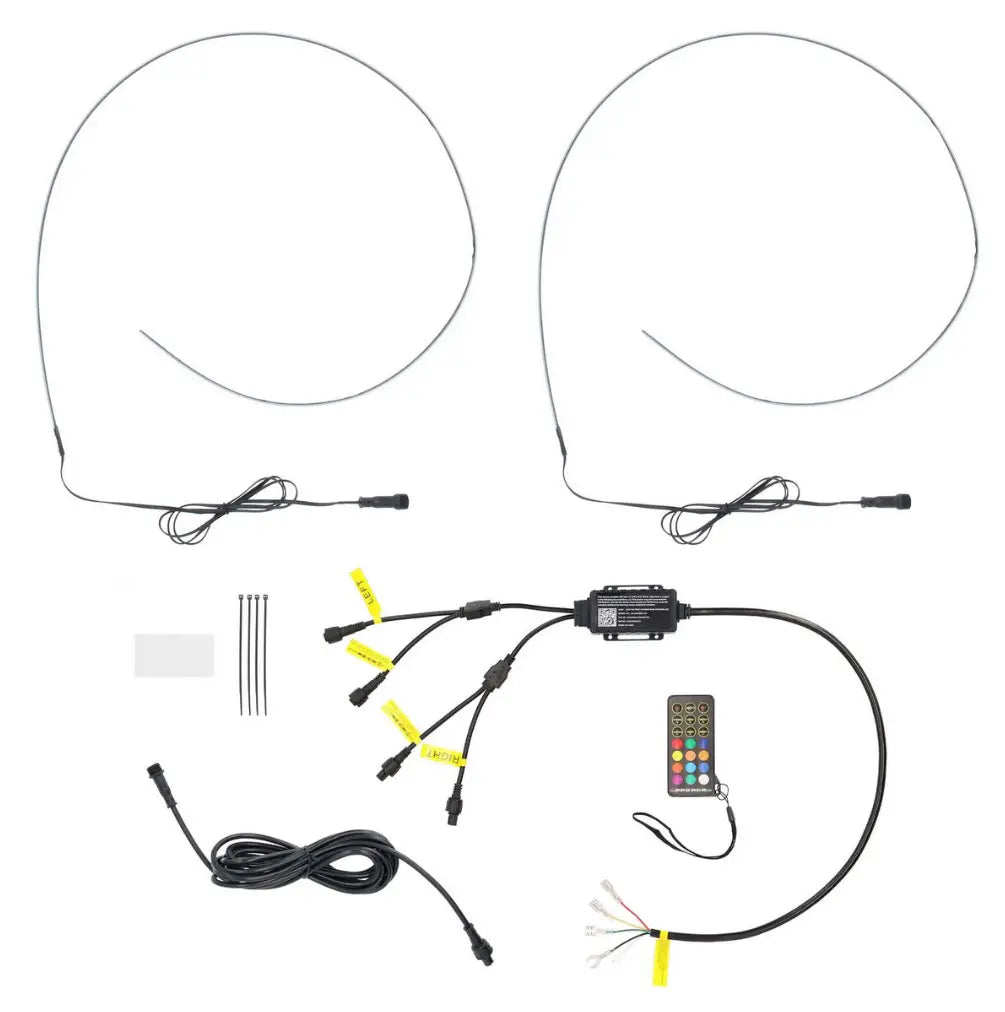 Heise Chasing LED RGB Interior Ambient Lighting Kit (Dash Trim - 2 pc.)
