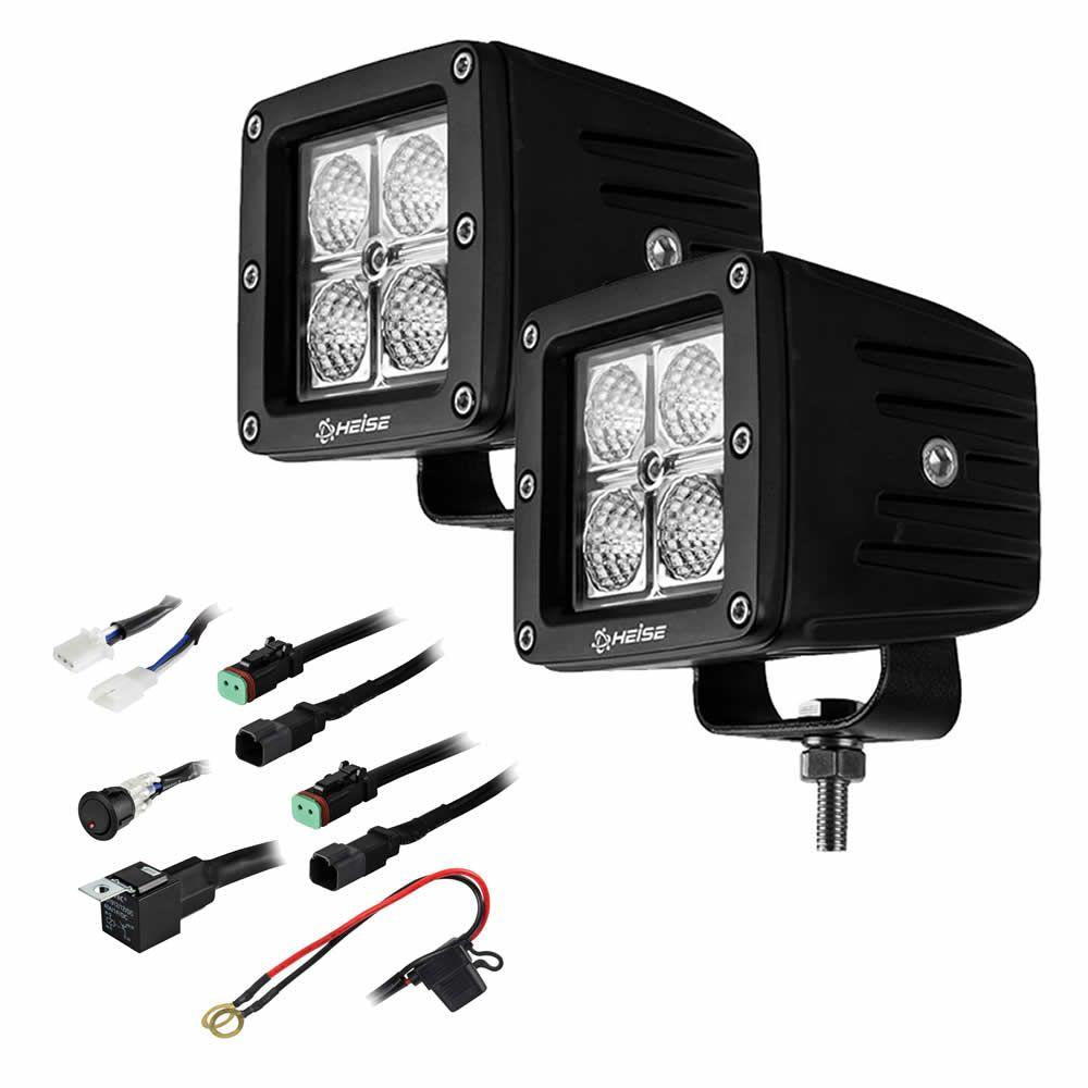 Cube Flood Light - 3 Inch, 4 LED, 2-Pack - HE-CL22PK