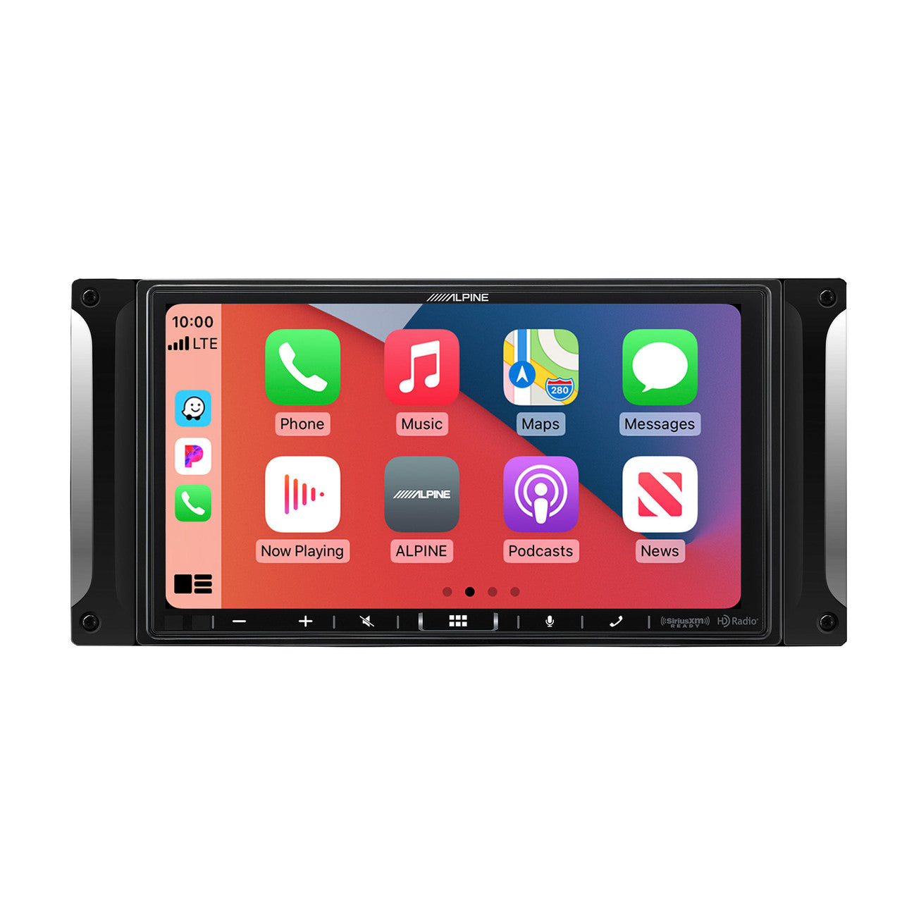 Alpine i407-WRA-JK 7in In-Dash Digital Receiver w/ (2 pair ) SPV-10TW-WRA & RUE-4360 Remote Bundle for 07-17 Wrangler