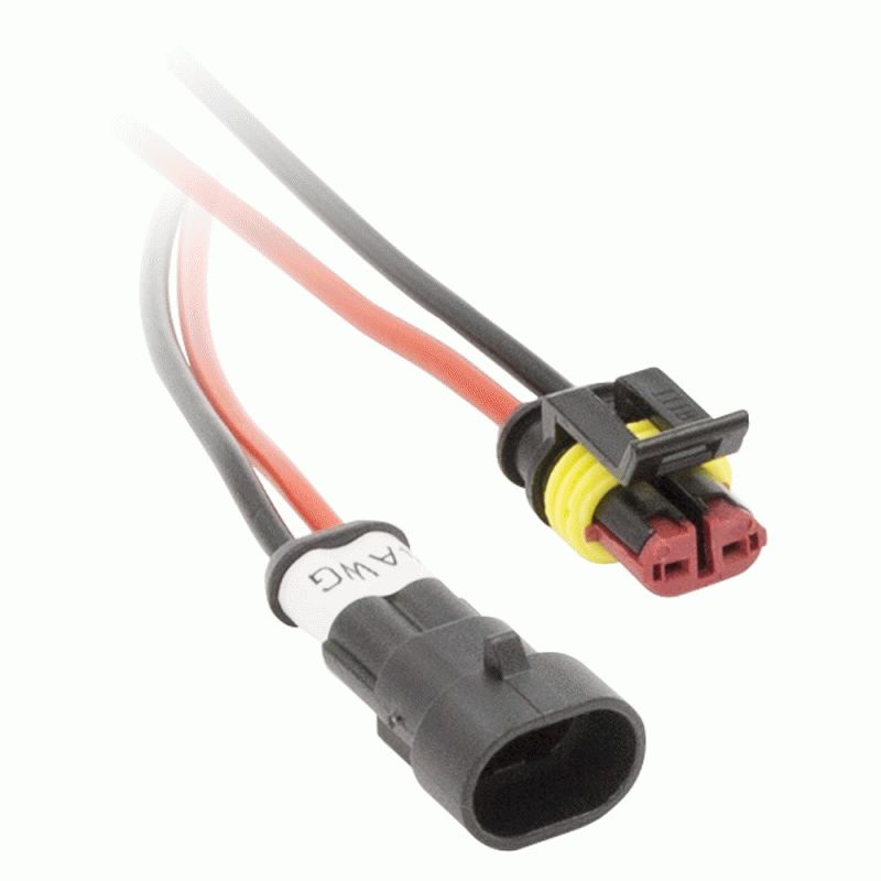 Install Bay IBWTH16 16 GA Waterproof 2 Conductor Plug-in Connector M/F 1 PC