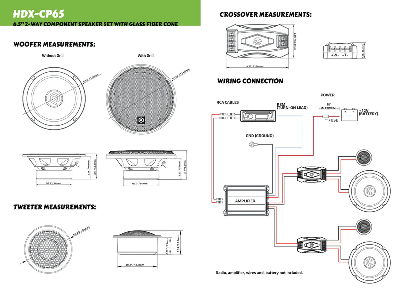 Soundqubed HDX-CP65 6.5