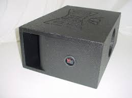 Single 15'' Horn Port Super Base Pro Poly Subwoofer Box Sub Box