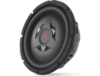 JBL Club WS1000 - 10” shallow mount subwoofer w/SSI™ (Selectable Smart Impedance) switch from 2 to 4 ohm, Black