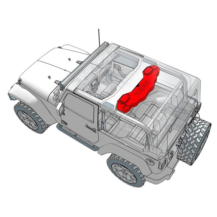 Jeep JL/JLU,JT Overhead Bar System Fits 4 X 8