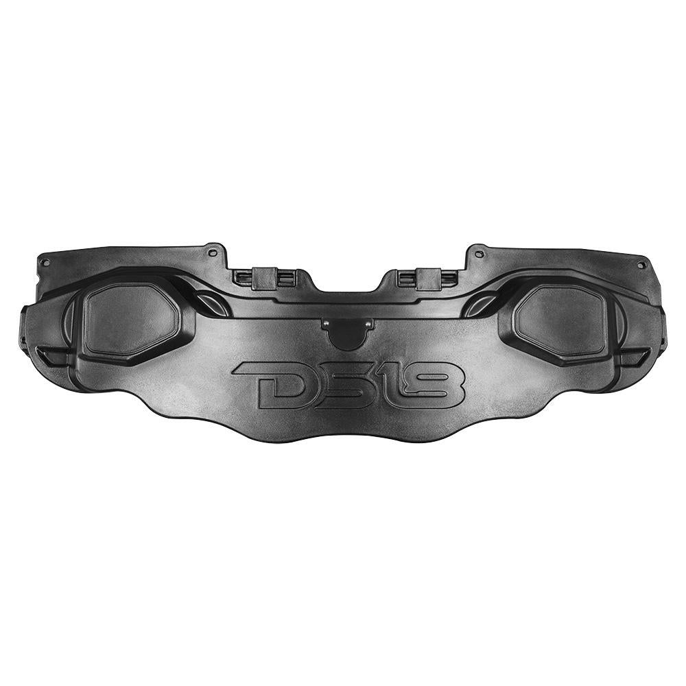 DS18 JL-SBAR/BK 8 Speaker Empty Overhead Sound Bar System for Jeep JL/JLU and JT Gladiator