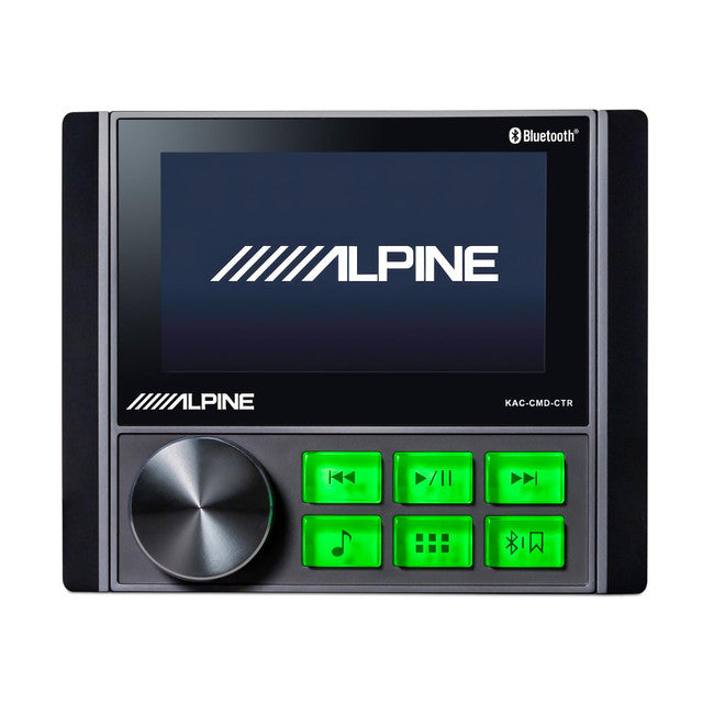 Alpine KAC-CMD-CTR Power Sports / Marine Source, (2 Pair ) SPV-65RGB-CAN 6.5” Cage-Mounted Universal Weather-Resistant Coaxial RGB LED Speaker Pods w/ KTE-65CAN-SM Surface Mounts