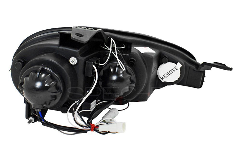 Spec-D 01-05 Mazda Miata MX-5 Projector Headlights Chrome/Clear