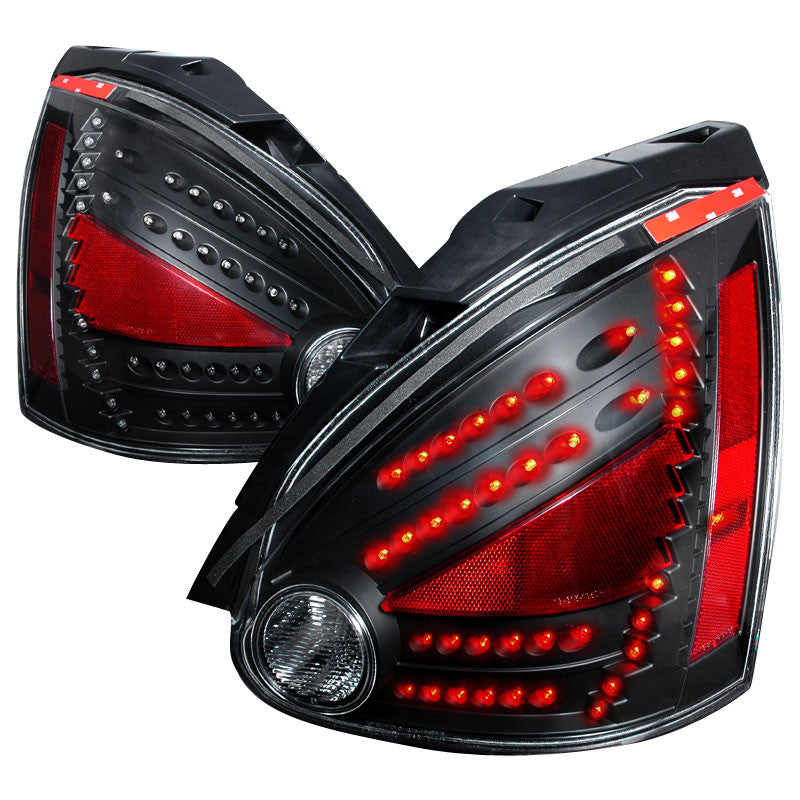 Spec-D 04-08 Nissan Maxima LED Tail Lights Black