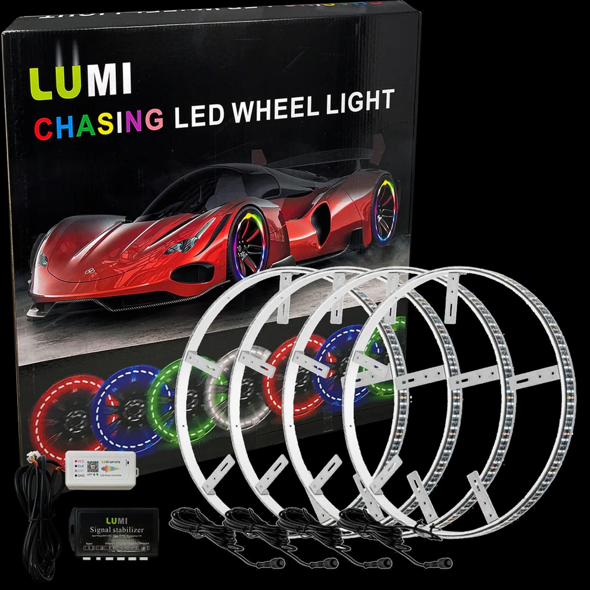 LUMI RGB Double Sided Wheel Lights 20″ Diameter