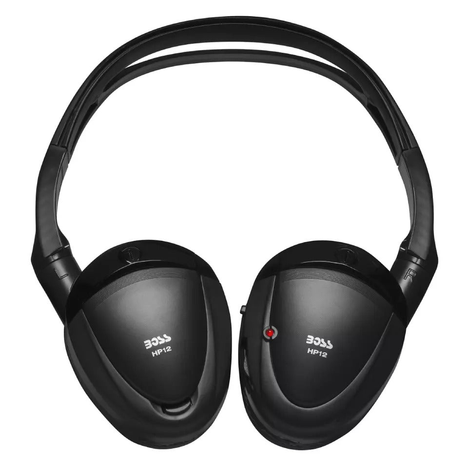 Boss Audio HP12 Foldable Wireless IR Infrared Headphones