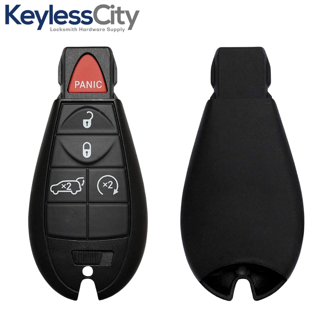 2009-2013 Jeep Grand Cherokee Dodge Durango / 5-Button Fobik Key / PN: 05026538AK / IYZ-C01C / Keyless Go Fobik (AFTERMARKET)