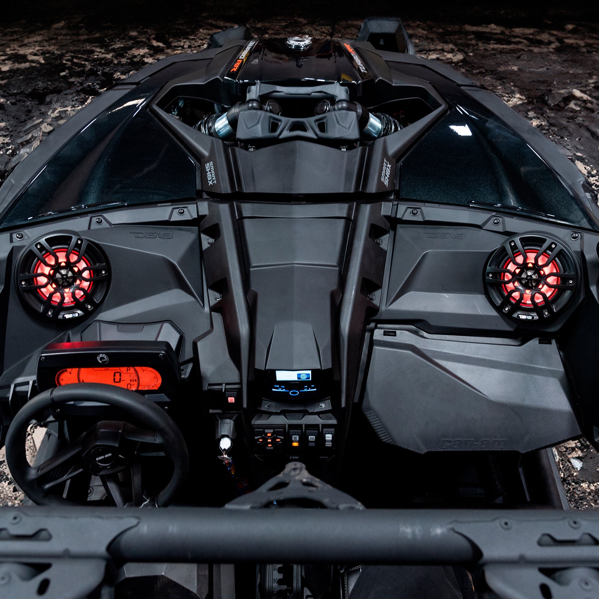 Can-Am Maverick X3 Dashboard Empty Panel for 6.5
