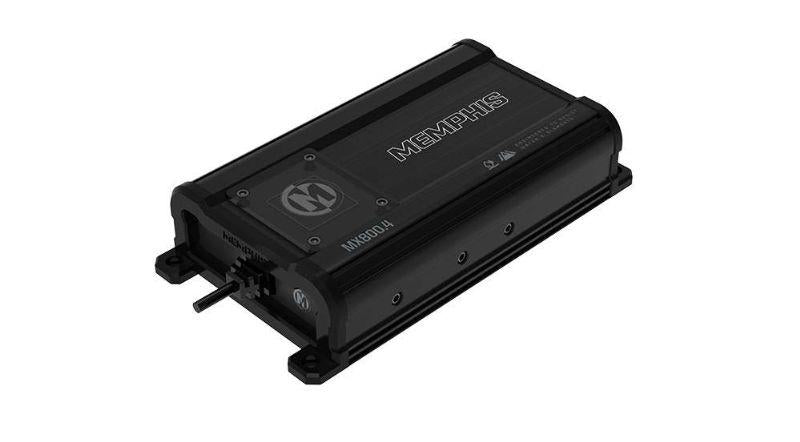 Memphis Audio MX800.4 MX Powersports Series 200W x 4 RMS @2Ohms, 800W Max Power 4-Channel Amplifier