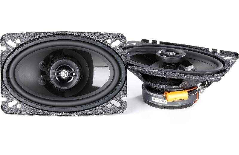 Memphis Audio PRX46 Power Reference Series 4X 6 2-Way Coaxial Speakers with Swivel Tweeters - Pair