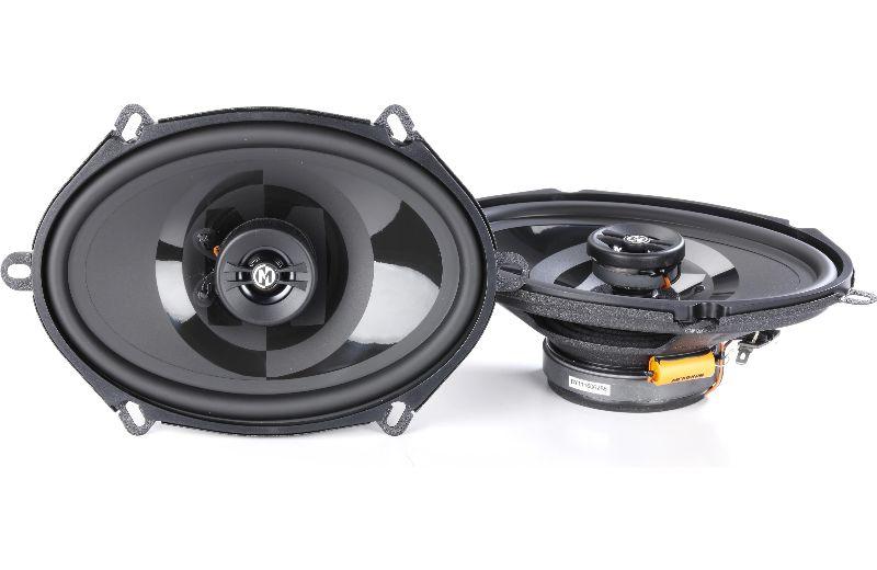 Memphis Audio PRX57 Power Reference Series 5x7 2-Way Coaxial Speakers with Swivel Tweeters - Pair