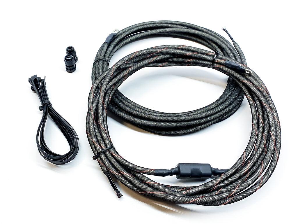 Memphis Audio 0GKIT 1/0 Gauge OFC Amplifier Wiring Kit – True AWG Amp Install Kit with ANL Fuse