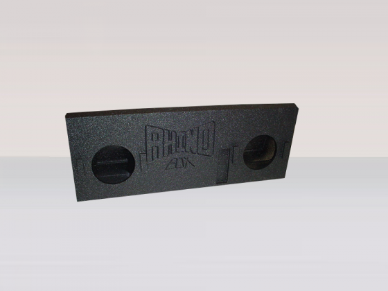 2-10'' Slot Ported Behind The Single Cab Truck Seat Poly Sub box