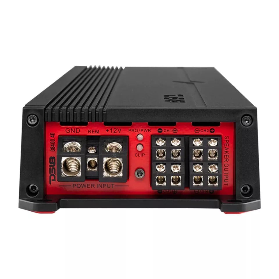 DS18 G8400.4D 8400W Max 4-Channel Class-D Full-Range Car Audio Amplifier