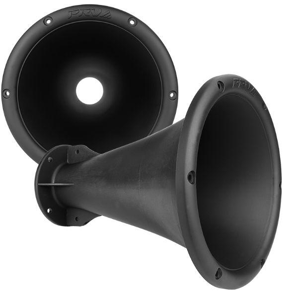 PRV AUDIO 2 Inch Exit Horn Waveguide WGP22-50 Bolt On Compression Drivers - ABS Plastic UV Resistant Driver Guide - Black Color