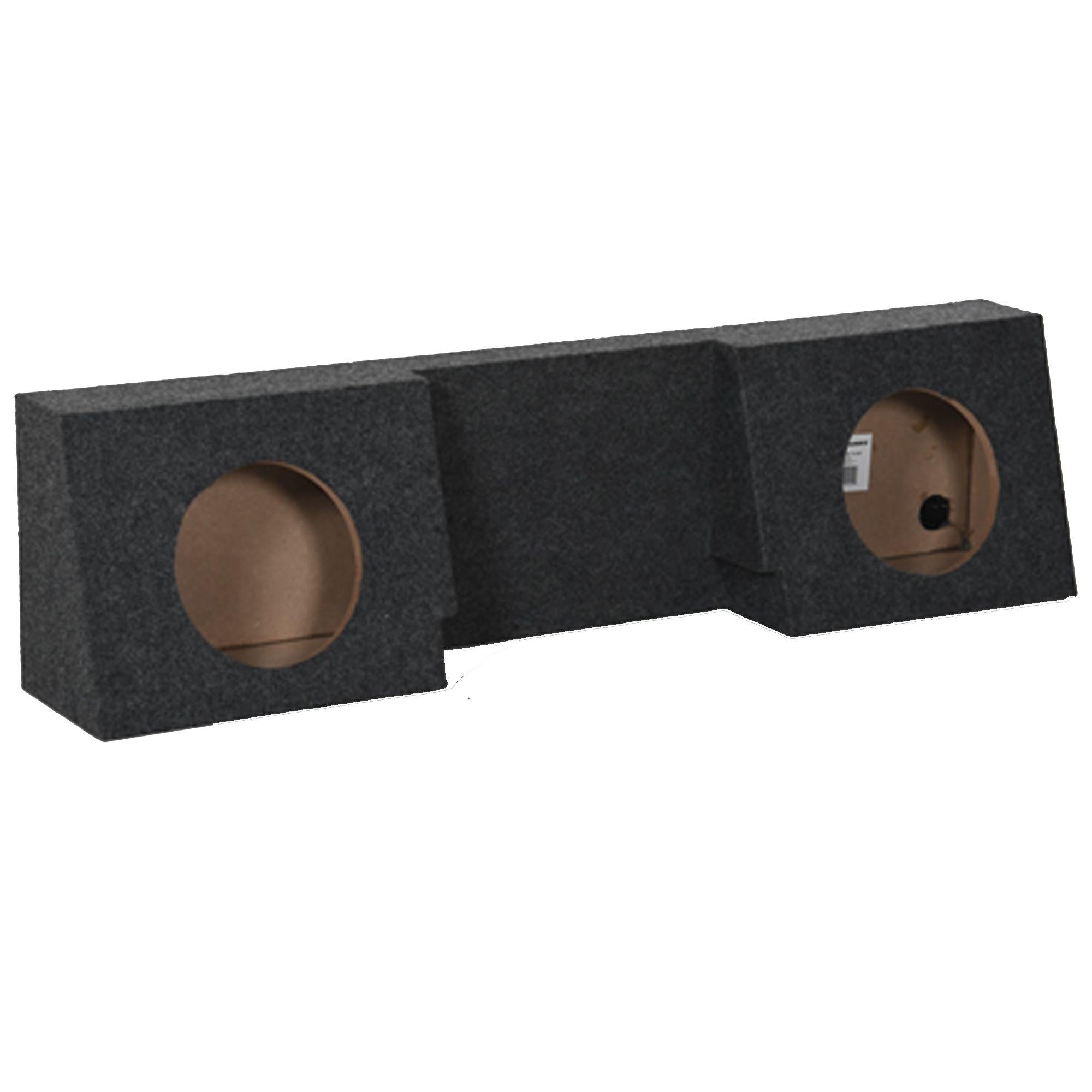 Q-Power Dual 12″ Sealed Enclosure for GM Single Cab 07-18