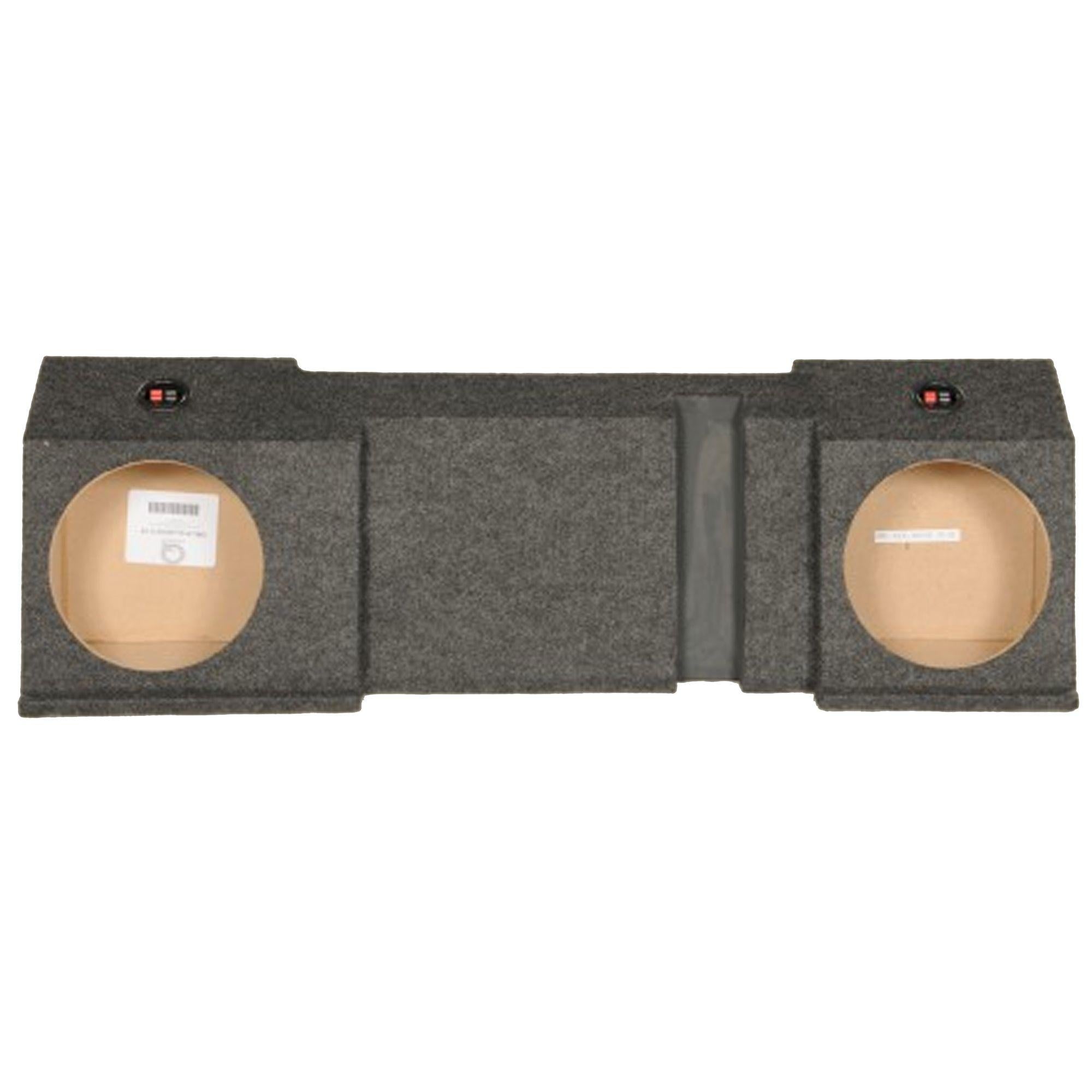 Q-Power Dual 10″ Sealed Enclosure Avalanche / Escalade EXT 02-13