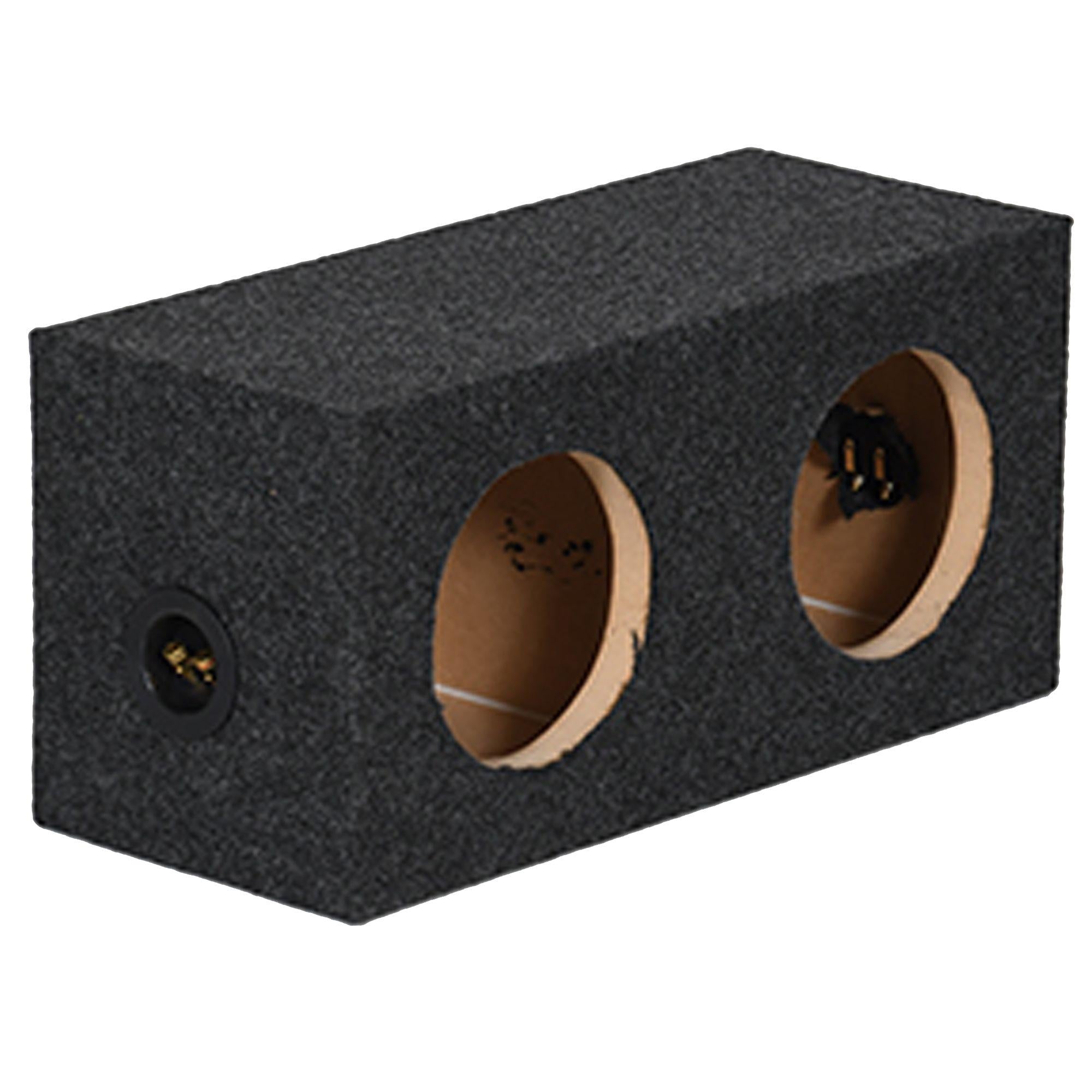 Q-Power Dual 6.5″ Sealed Woofer Enclosure