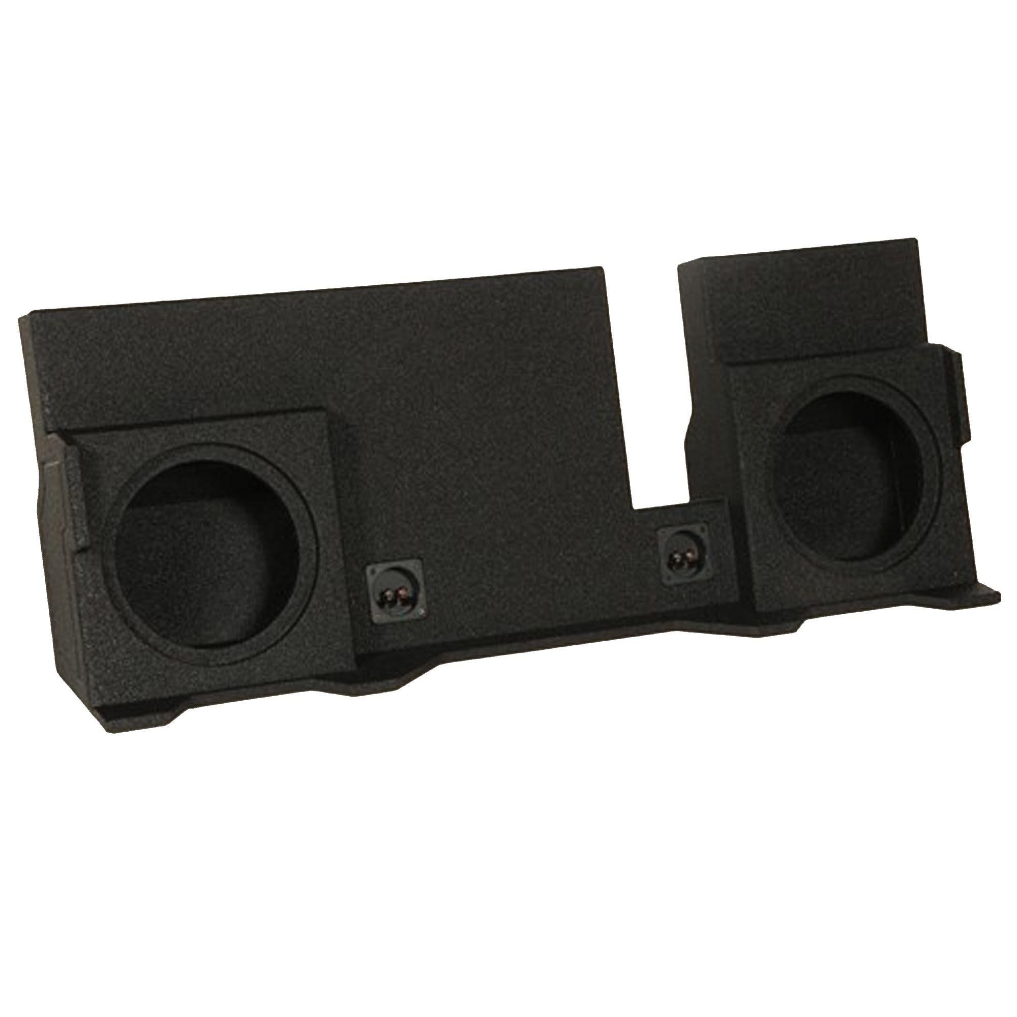 Q-Bomb Dual 10″ Ported Enclosure for F150 Super Crew 04-08