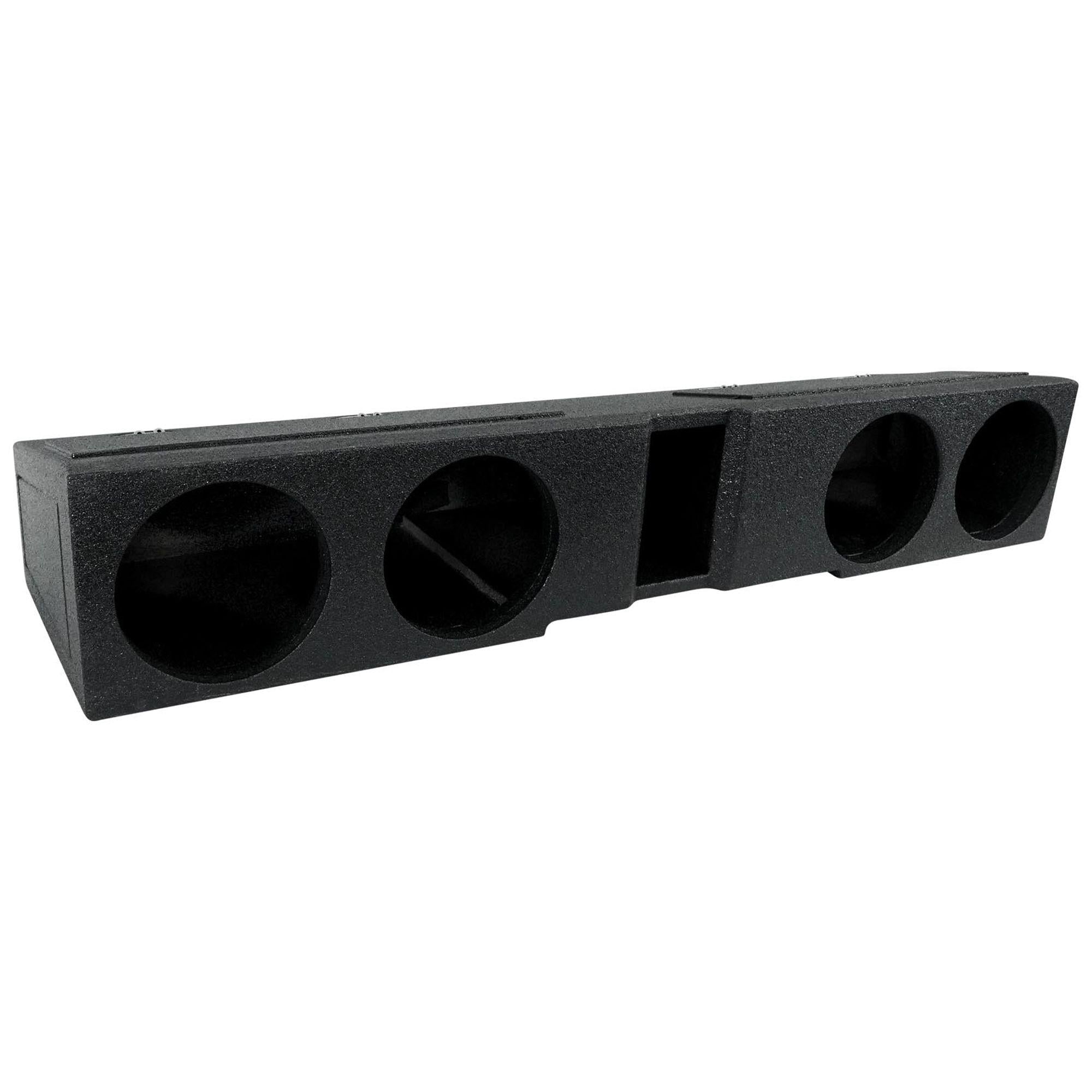 Q-Bomb Quad 8″ Ported Enclosure For F150 Super Crew 09-Current